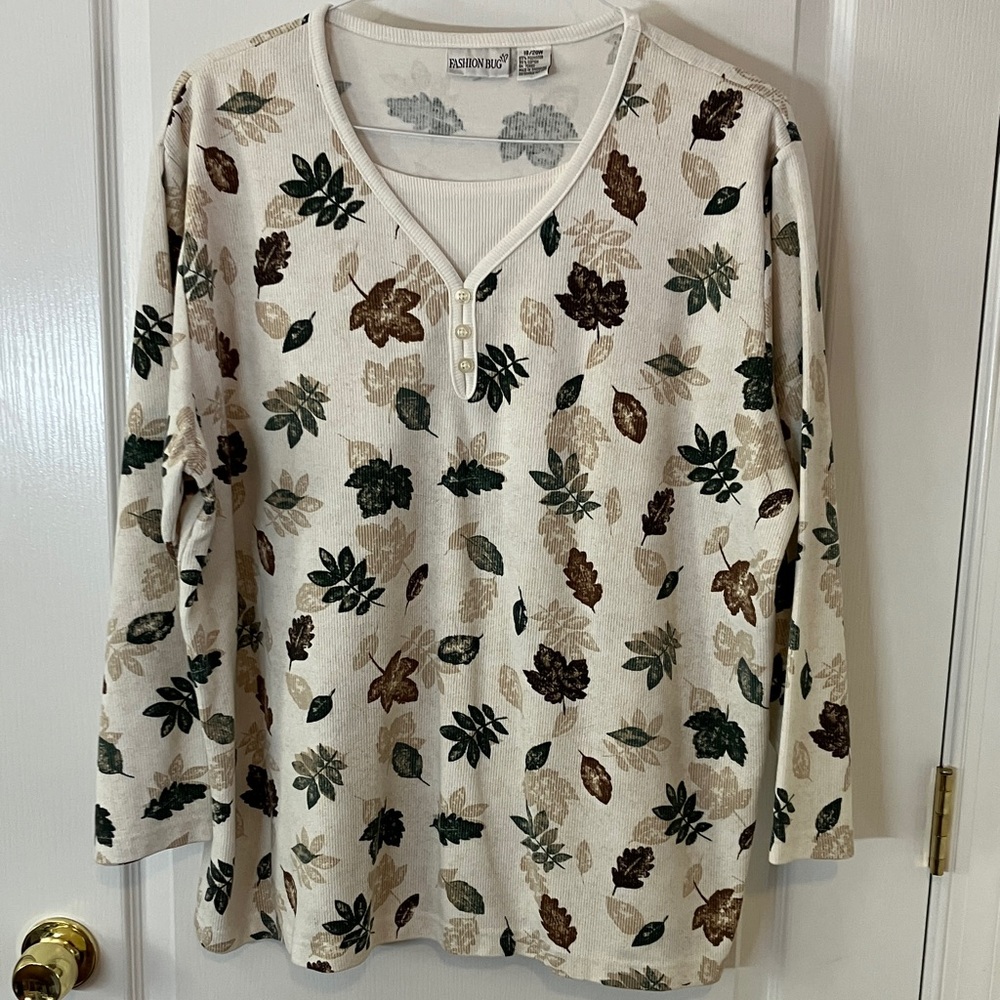 18/20 heavy knit top